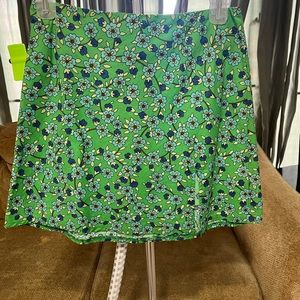 Floral mini skirt. Fits like a small, about a size 2